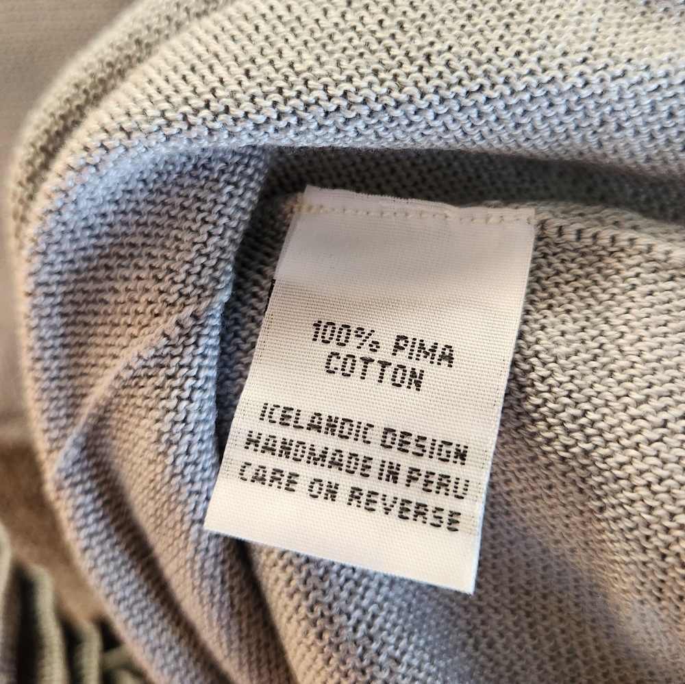 Matthildur 2pc Grey Sweater Skirt/Cardigan Set Size S-top M-Skirt - Picture 9 of 9